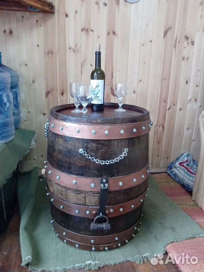 Стол-бочка, бар-бочка, кашпо для цветов