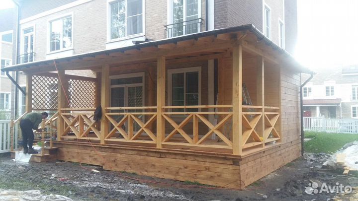 Строительство терраса веранда беседка. Ремонт