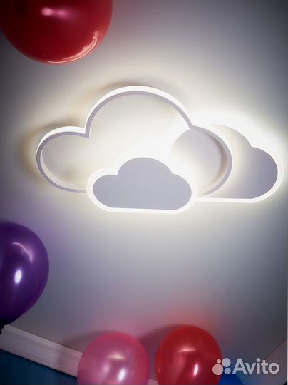 Люстра светодиодная потолочная белая