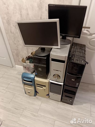 Системные блоки, мониторы