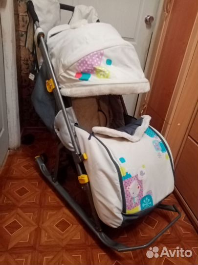 Детские санки коляска Ника 7-2