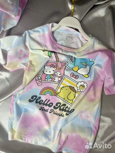 Футболка новая на девочку Hello Kitty китти