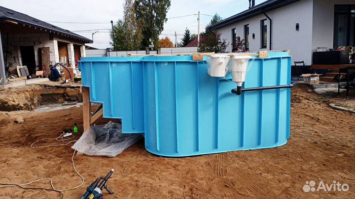 Бассейн 6x3 полипропиленовый