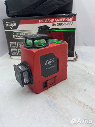 Лазерный Нивелир elitech пл 360-3