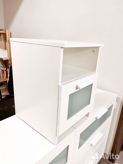 Тумба белая IKEA бримнэкс