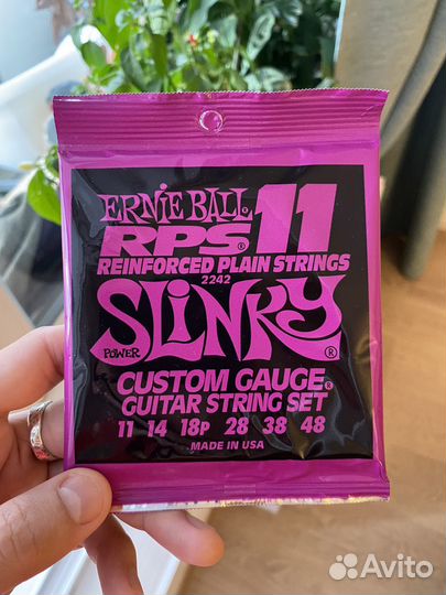 Струны Ernie ball RPS 11-48 power slinky