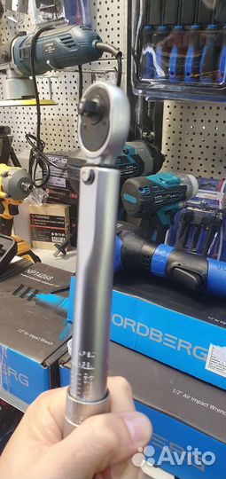 Динамометрический ключ 2-24 HM 270мм квадрат 1/4