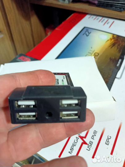 Плата расширения для ноутбука рсмсiа USB