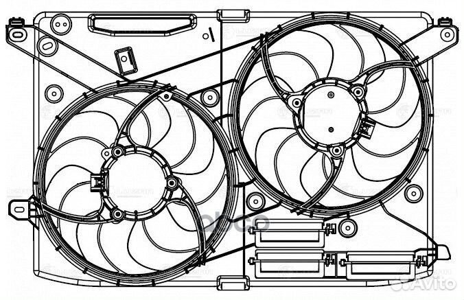 Э/вентилятор охл. для а/м Ford Mondeo V (15)