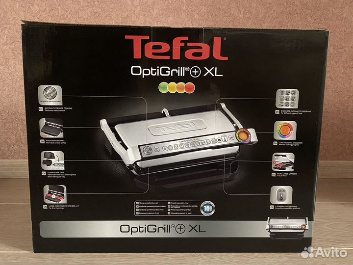 Умный электрогриль Tefal Optigrill+XL