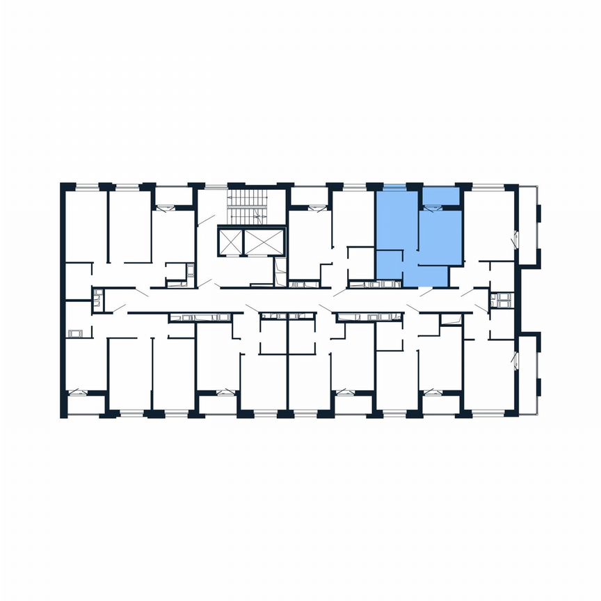 2-к. квартира, 34,1 м², 6/12 эт.