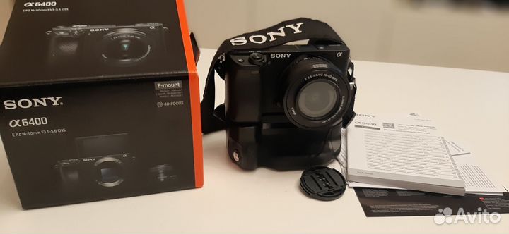 Sony а6400 kit с хорошим комплектом
