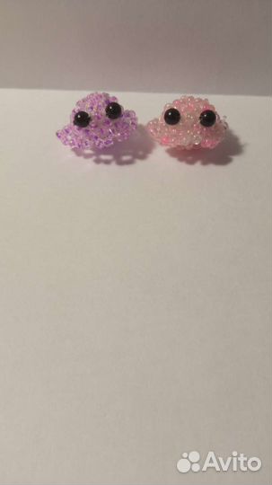 Осьминог амигуруми из бисера