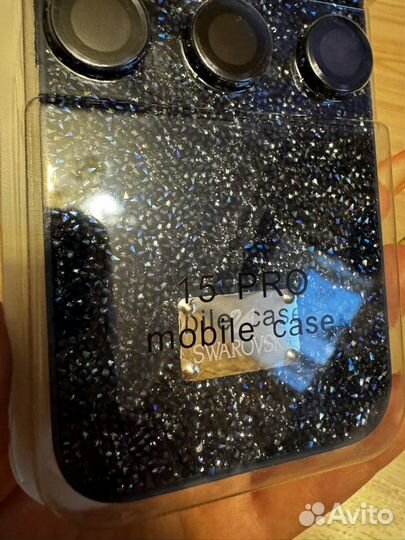 Чехол на iPhone 15 pro Swarovski