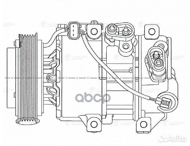 Компрессор кондиционера hyundai/KIA IX35/sporta