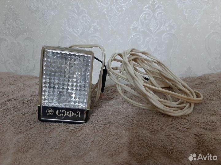 Фотоаппарат Смена и вспышка сэф 3