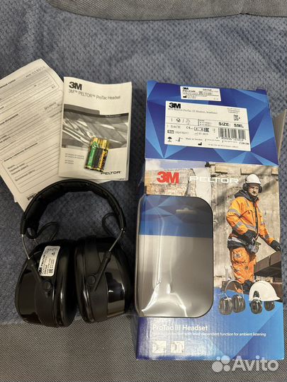 Новые Наушники 3М peltor ProTac III Headset