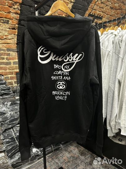 Зип худи Stussy оригинал