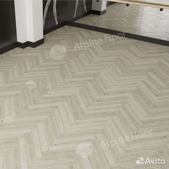 Ламинат Alpine Floor Herringbone 8 LF102-6 Дуб Монпелье