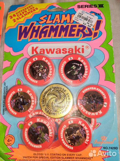 Фишки 24+2 биты в блистере Slammer Whammers