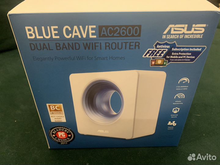Wifi роутер Asus blue cave AC2600