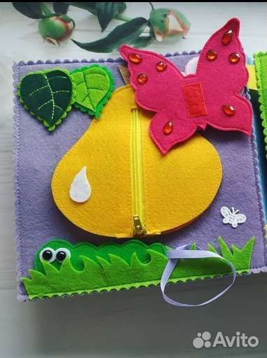 Книжка из фетра фетровая книжка из ткани