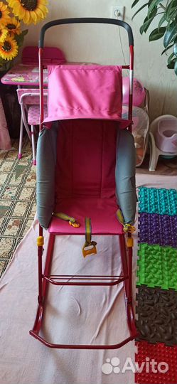 Детские санки коляска