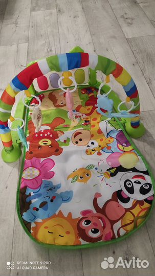 Детский игровой коврик складной, музыкальный