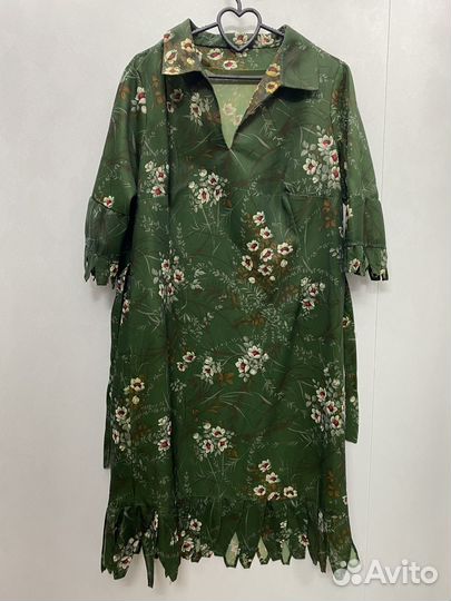 Винтажное платье СССР 44 46 48 размеры