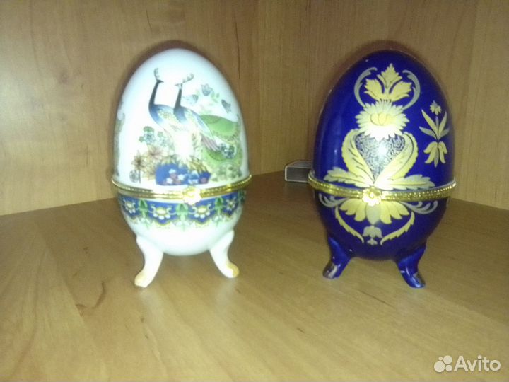 Яйцо- шкатулка 2шт