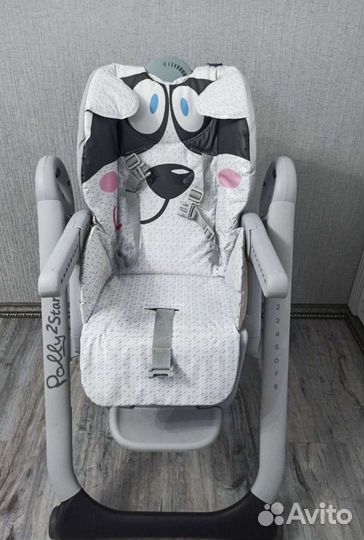 Стульчик для кормления chicco polly