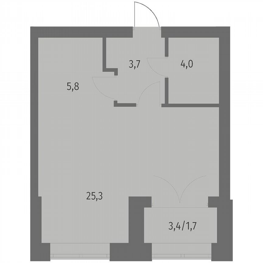 1-к. квартира, 40,5 м², 9/13 эт.