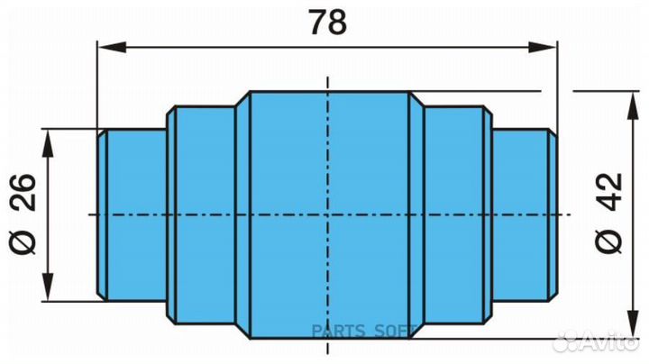BPW 03.331.34.05.0 Ролик торм. колодки BPW 83-85г
