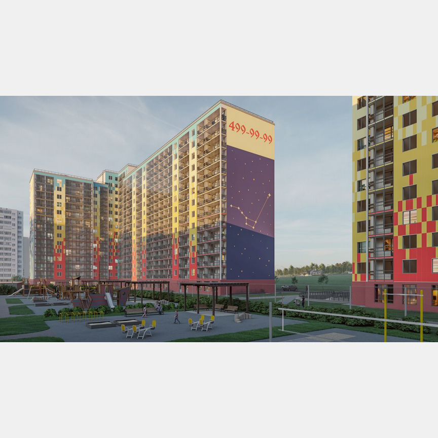 1-к. квартира, 38,5 м², 2/15 эт.