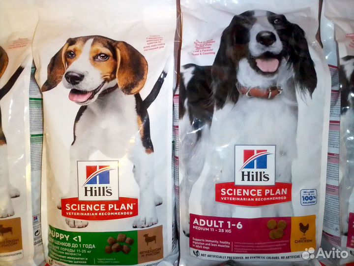 Корм Hills для щенков и собак средних пород (2,5)