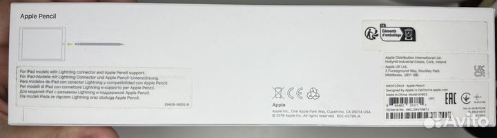 Apple pencil 1 Оригинал