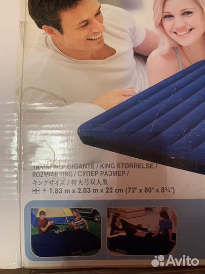 Надувной матрас intex