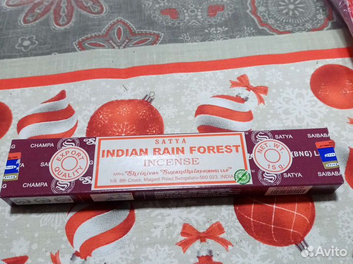 Благовония Indian rain forest Satya