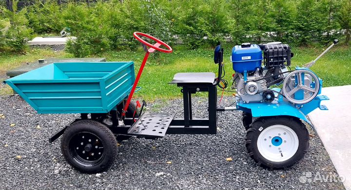 Мотоблок Нева мб 23-ZS с адаптером ак-1