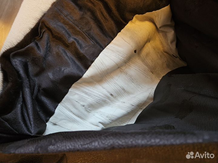 Норковый полушубок с капюшоном 46 48