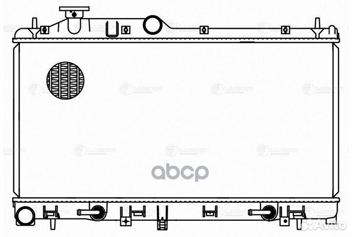 Радиатор охл. для а/м Subaru Forester S12 (08)