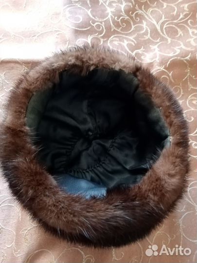 Норковая шапка мужская