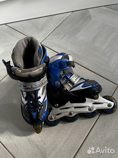 Роликовые коньки детские раздвижные