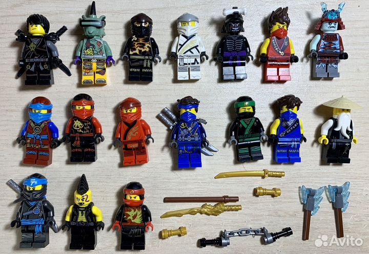Lego Ninjago минифигурки (оригинал)