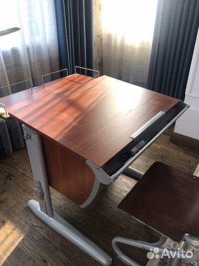 Растущая парта и стул Деми