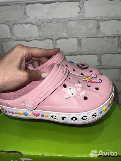 Детские crocs кроксы девочкам 32/33 и 34/35