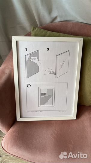 Рамка ribba IKEA белая 30х40