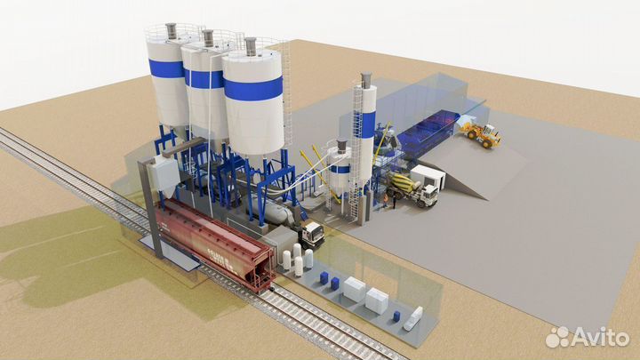 Бсу Комета / бетонный завод на 60 кубов в наличии