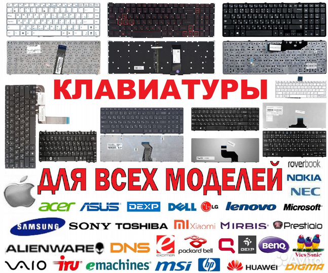 Новая клавиатура для Lenovo B480 G480 Z480