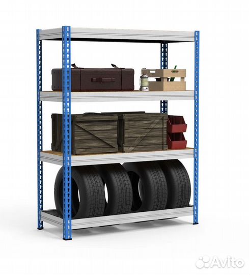 Стеллаж металлический для хранения колес / шин